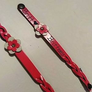 Free engravingLeather handmade personalize bracelets